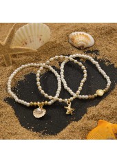 Golden Color Round Alloy Detail Bracelets | thumb picture 