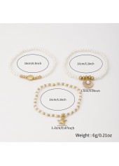 Golden Color Round Alloy Detail Bracelets | thumb picture 