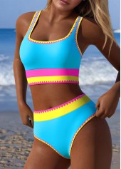 Multi Color Mid Waisted Bikini Set | thumb picture 