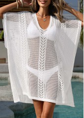 White V Neck Tummy Coverage Cover Up | thumb picture 