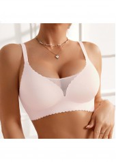 Light Pink Three Quarters Cup Bra