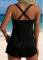 Mint Green Mid Waisted Tummy Coverage Tankini Set | thumb picture 