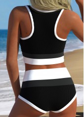 White High Waisted Layered Bikini Set | thumb picture 