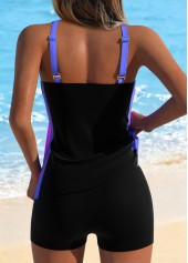 Multi Color Scoop Neck Tankini Top-No Bottom | thumb picture 