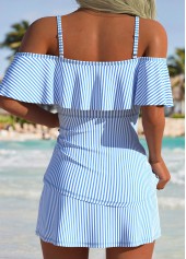 Multi Color Striped Tankini Set | thumb picture 