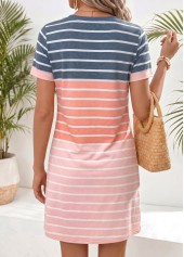 Multi Color Short Tummy Coverage V Neck Dress | thumb picture 