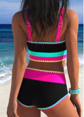 Multi Color Mid Waisted Bikini Set | thumb picture 