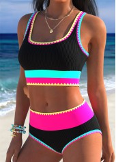 Multi Color Mid Waisted Bikini Set | thumb picture 
