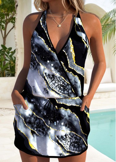 women clothes image of Light Coffee Mid Waisted Lace Up Leopard Tankini Set