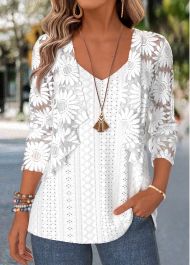 women clothes image of White Two-piece Long Sleeve Coat and Camisole Top