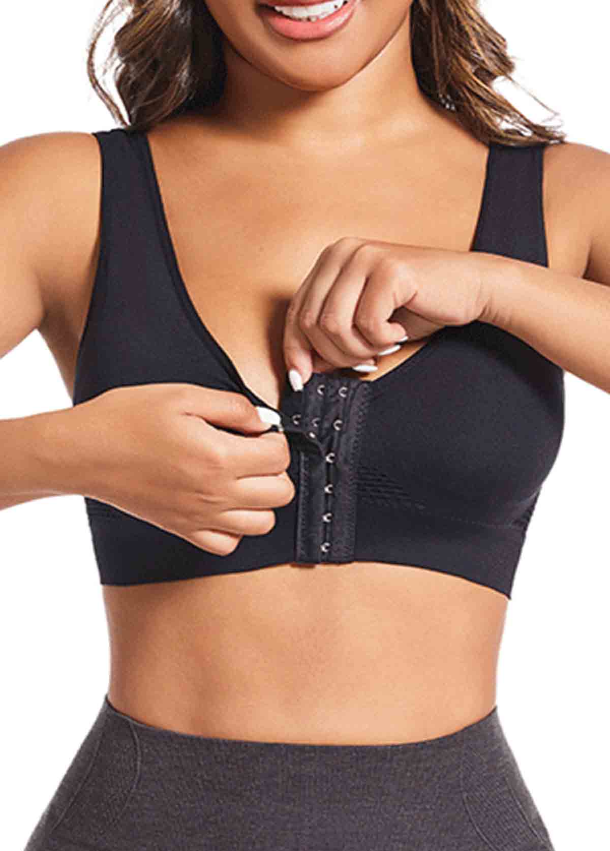 Black Scoop Push Up Bandeau Bra | picture 