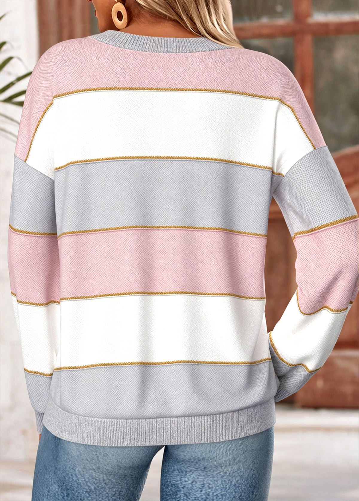Multi Color Striped Sweatshirt | picture 