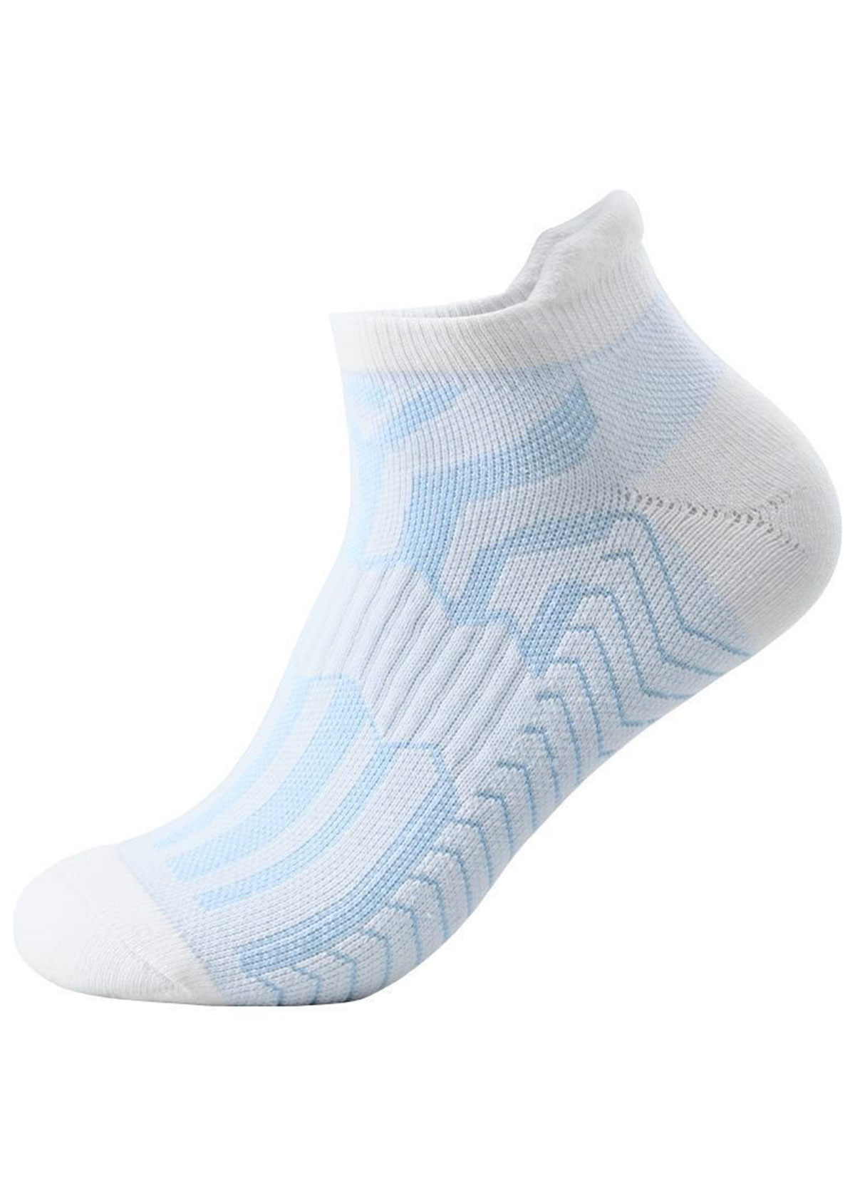 Light Blue Striped Low Cut Socks | picture 