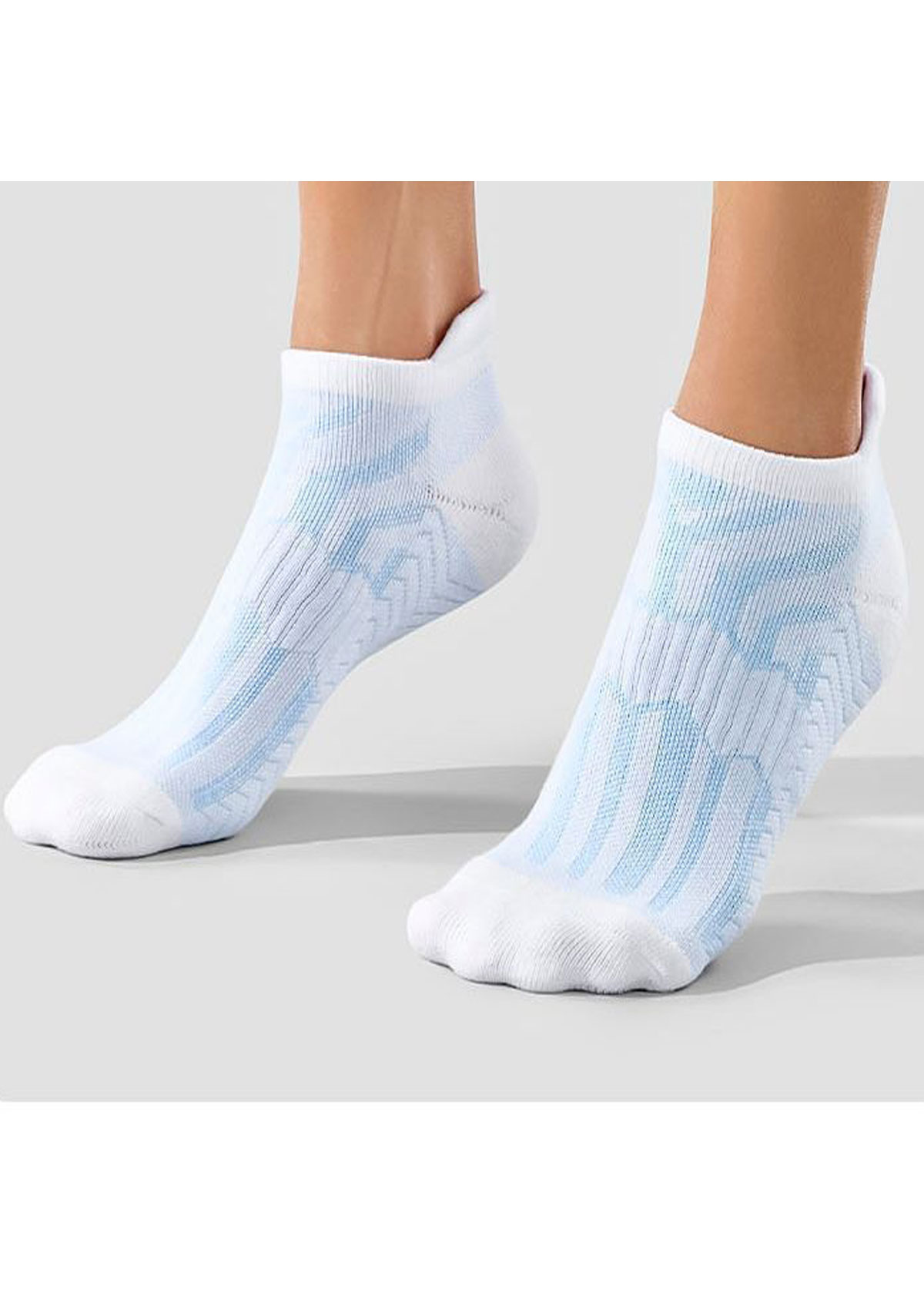Light Blue Striped Low Cut Socks | picture 