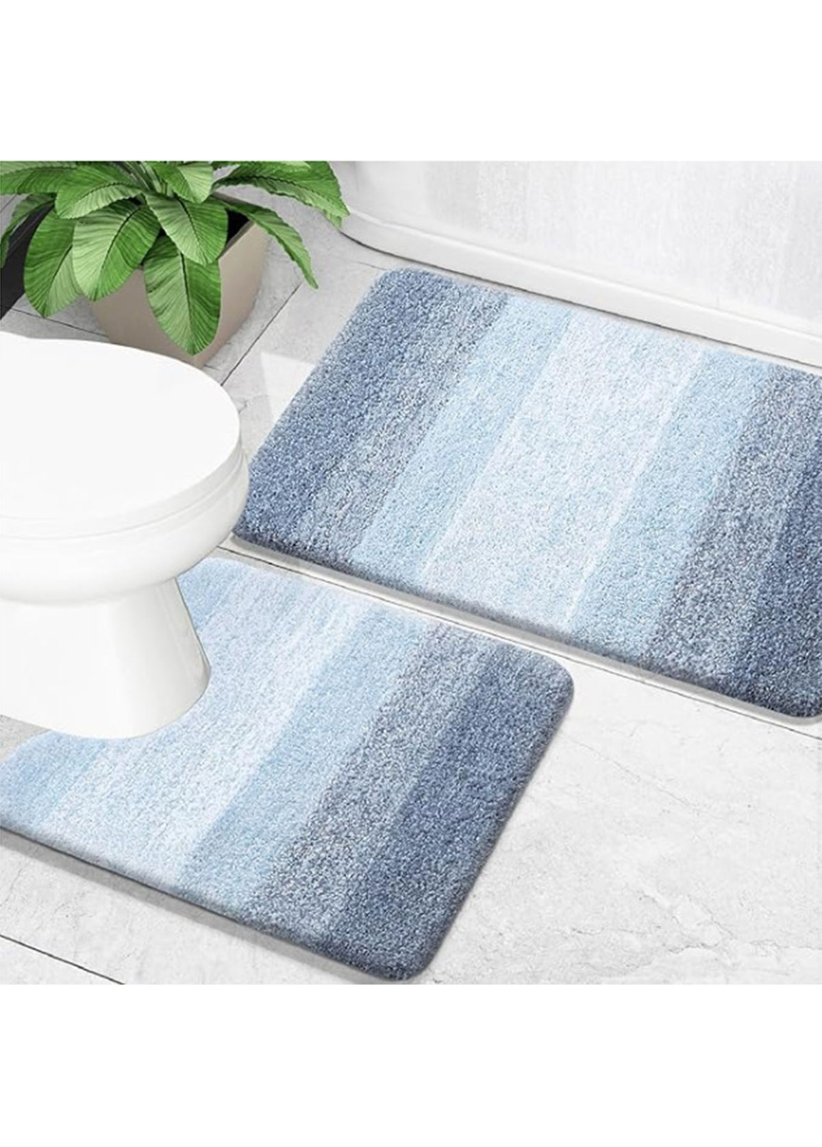 Blue Cat Paw Pad Bath Mat | picture 