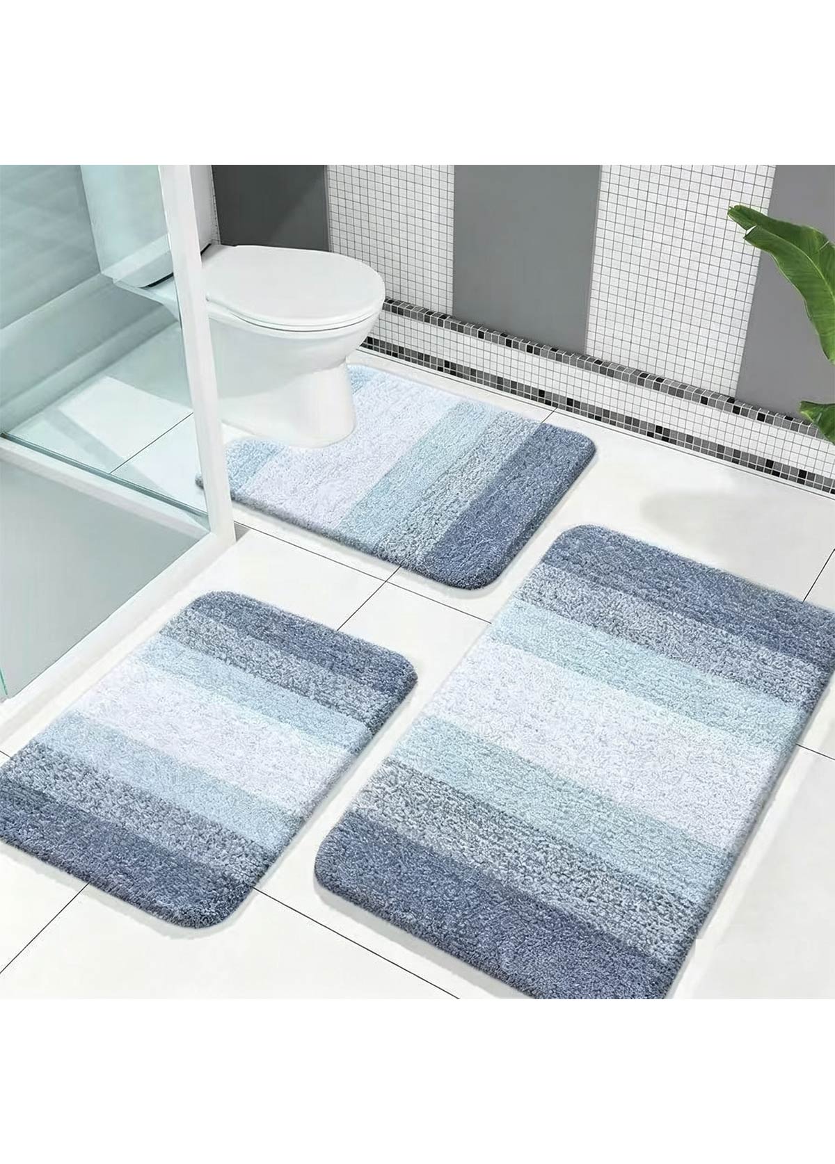 Blue Cat Paw Pad Bath Mat | picture 