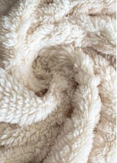 Beige Tummy Coverage Long Sleeve Hooded Coat | thumb picture 