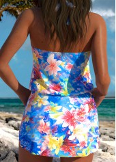 Blue Marine Life Print Bikini Set | thumb picture 