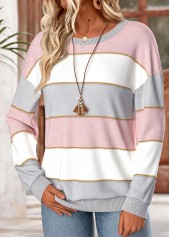 Multi Color Striped Sweatshirt | thumb picture 