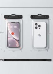 Black Plastic Water Proof Phone Case | thumb picture 