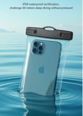 Black Plastic Water Proof Phone Case | thumb picture 