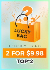 Lucky Bag-Random Color Tops - 2 Pieces