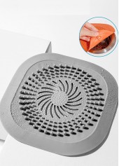 Grey Square Rubber Material Floor Drain | thumb picture 