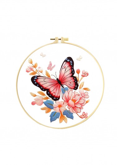 women clothes image of Butterfly Cross Stitch Kit Beginner Friendly- Literary-Inspired