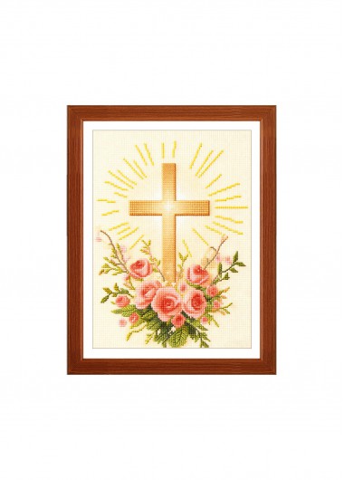 women clothes image of Flower Bookmark Cross Stitch Kit Beginner Friendly DIY Gift