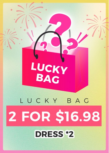 women clothes image of Lucky Bag-Random Color Dresses -2 Pieces