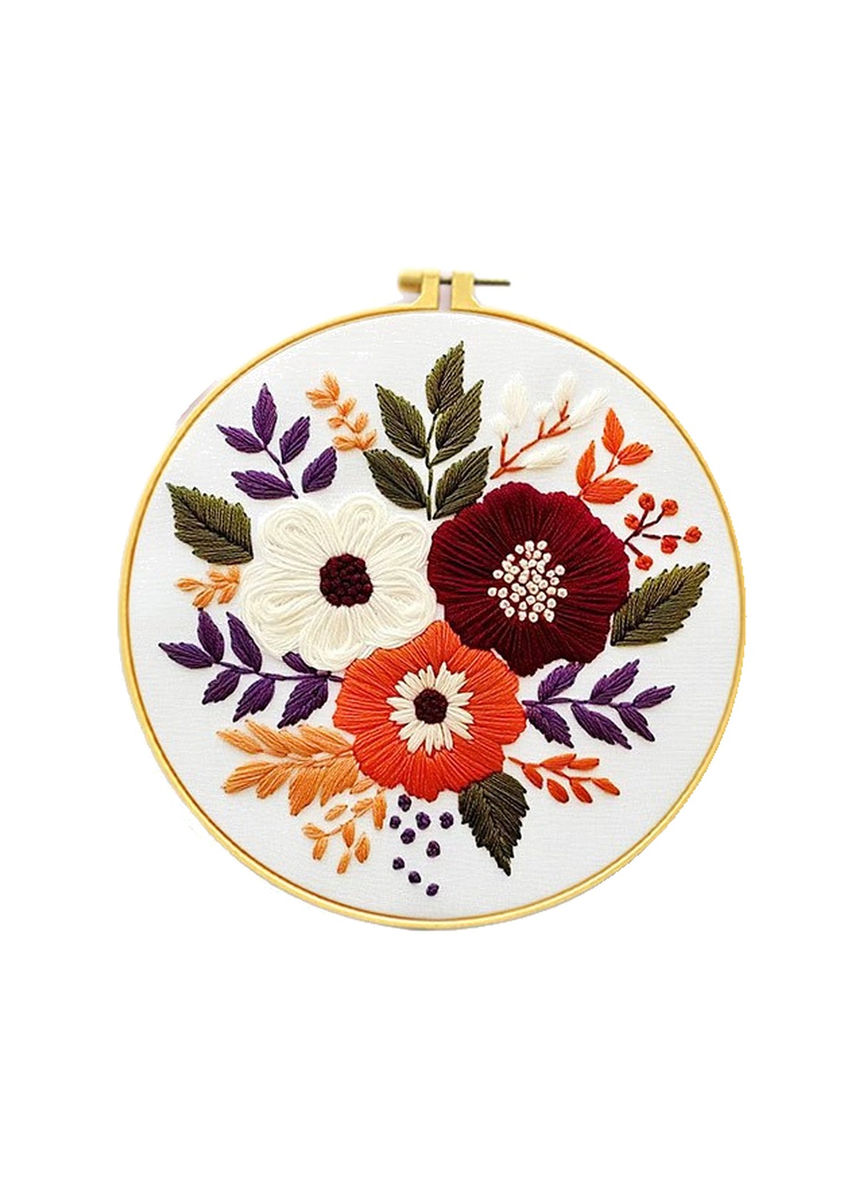 Quiet Blooms Floral Embroidery Kit Beginner Friendly | picture 
