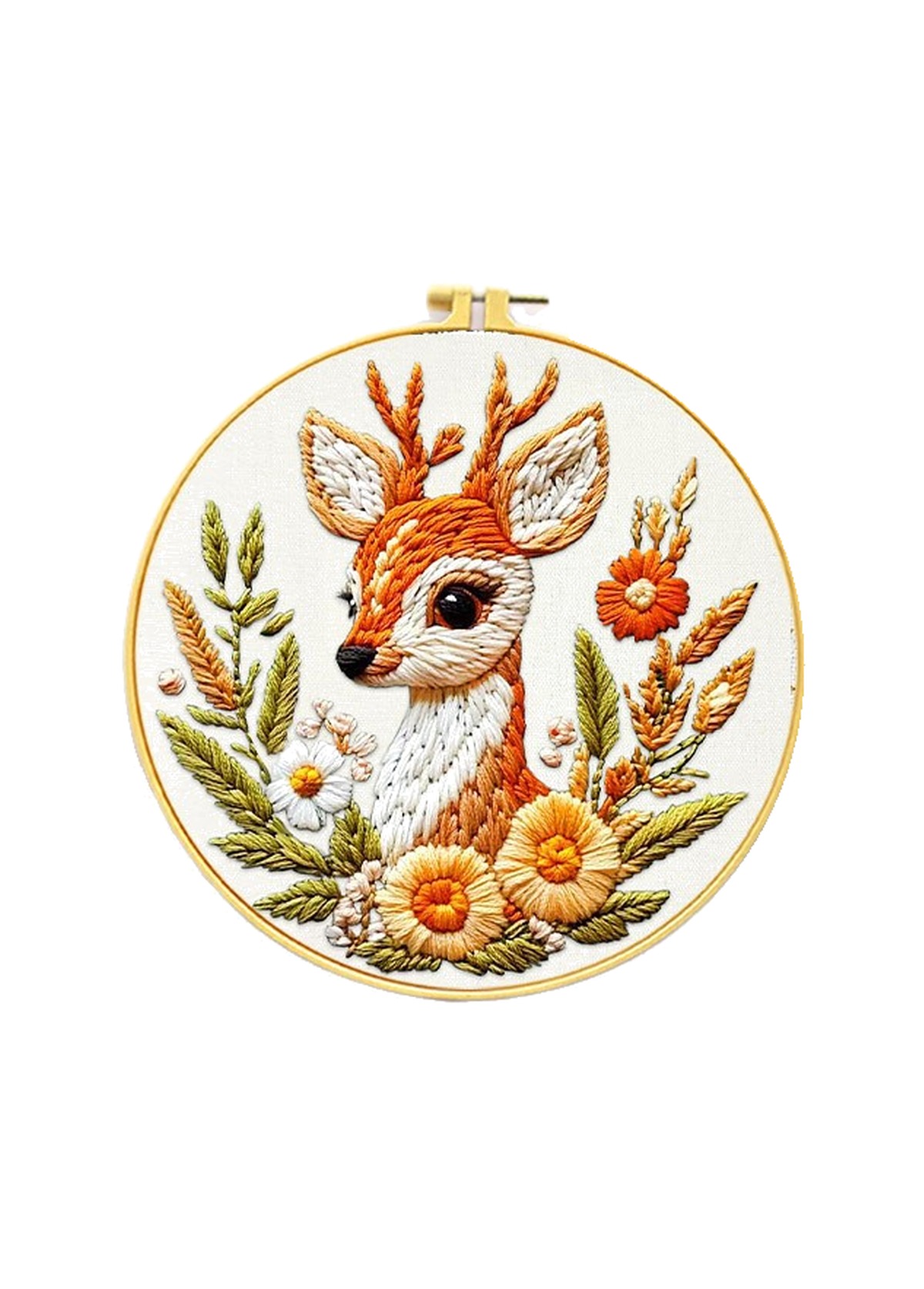 Sylvan Whisper Fawn Embroidery Kit Beginner Friendly | picture 