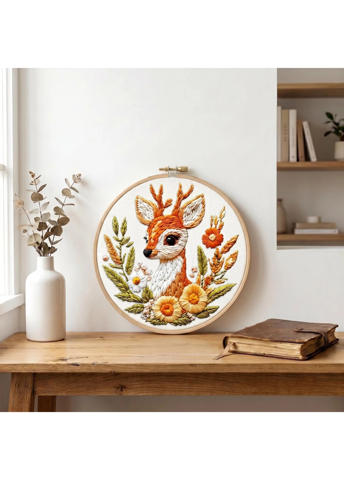 Sylvan Whisper Fawn Embroidery Kit Beginner Friendly | picture 