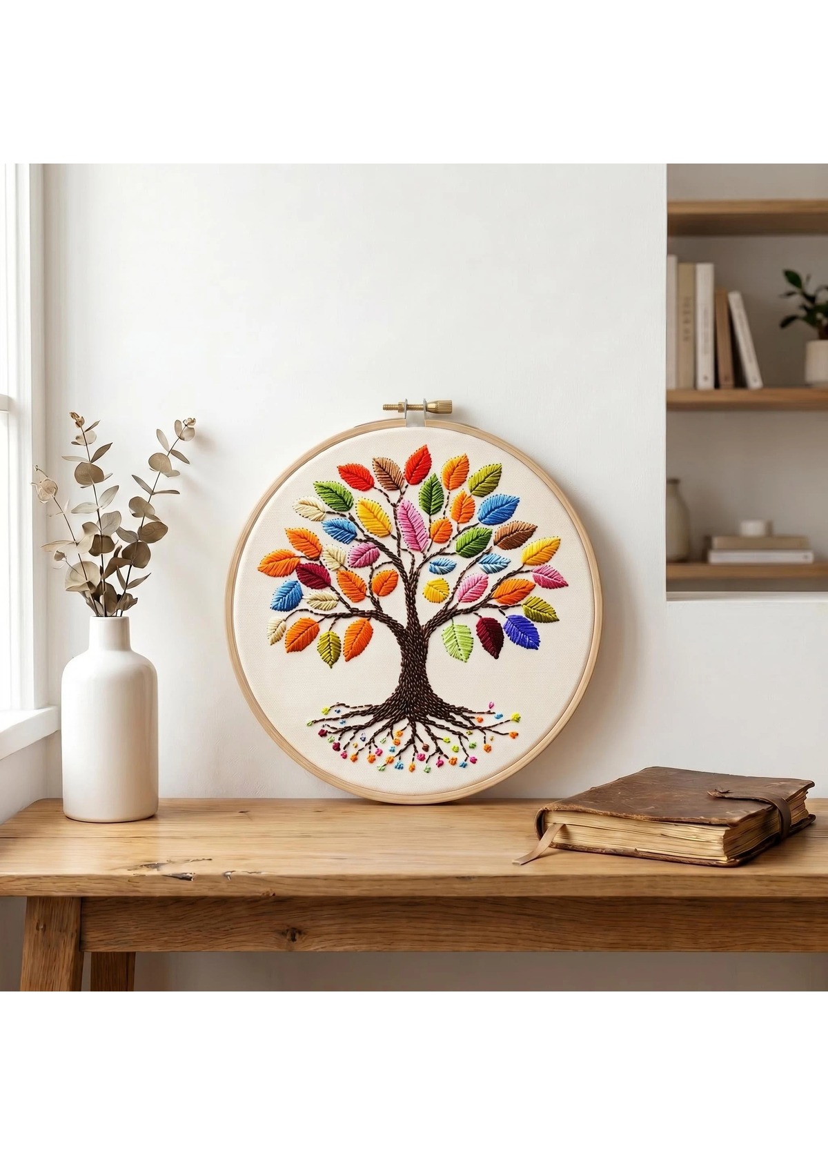 Dappled Arbor Tree Embroidery Kit Beginner Friendly | picture 