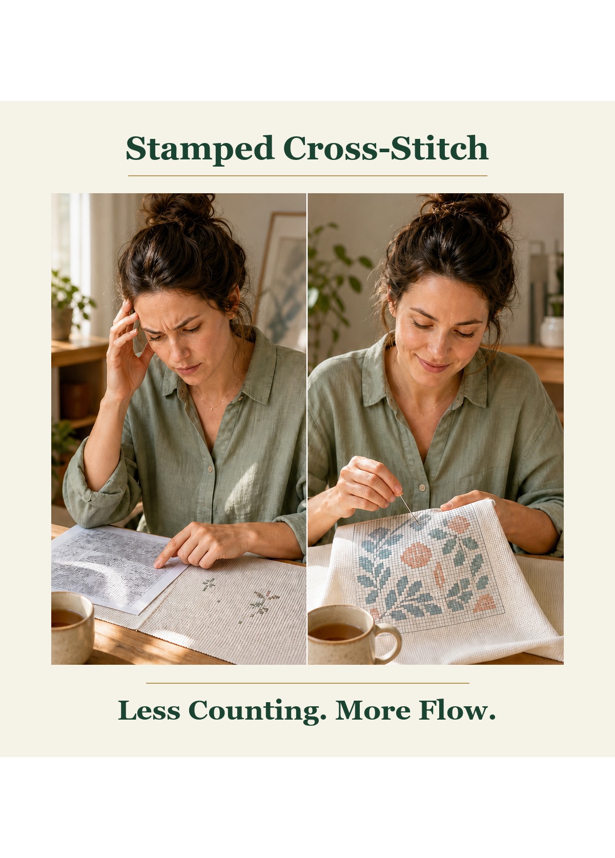 Dappled Arbor Tree Embroidery Kit Beginner Friendly | picture 