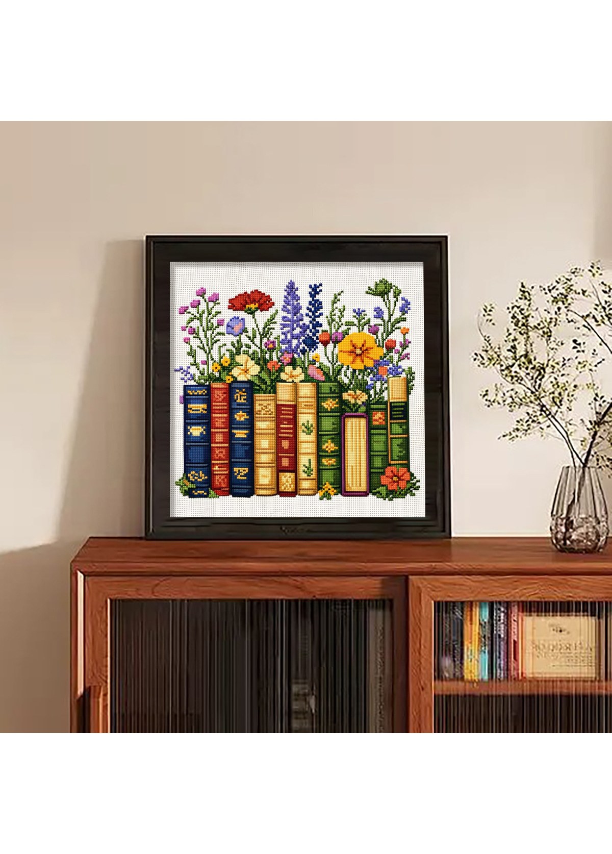 Book and Blossoms Cross Stitch Kit Beginner Friendly | picture 