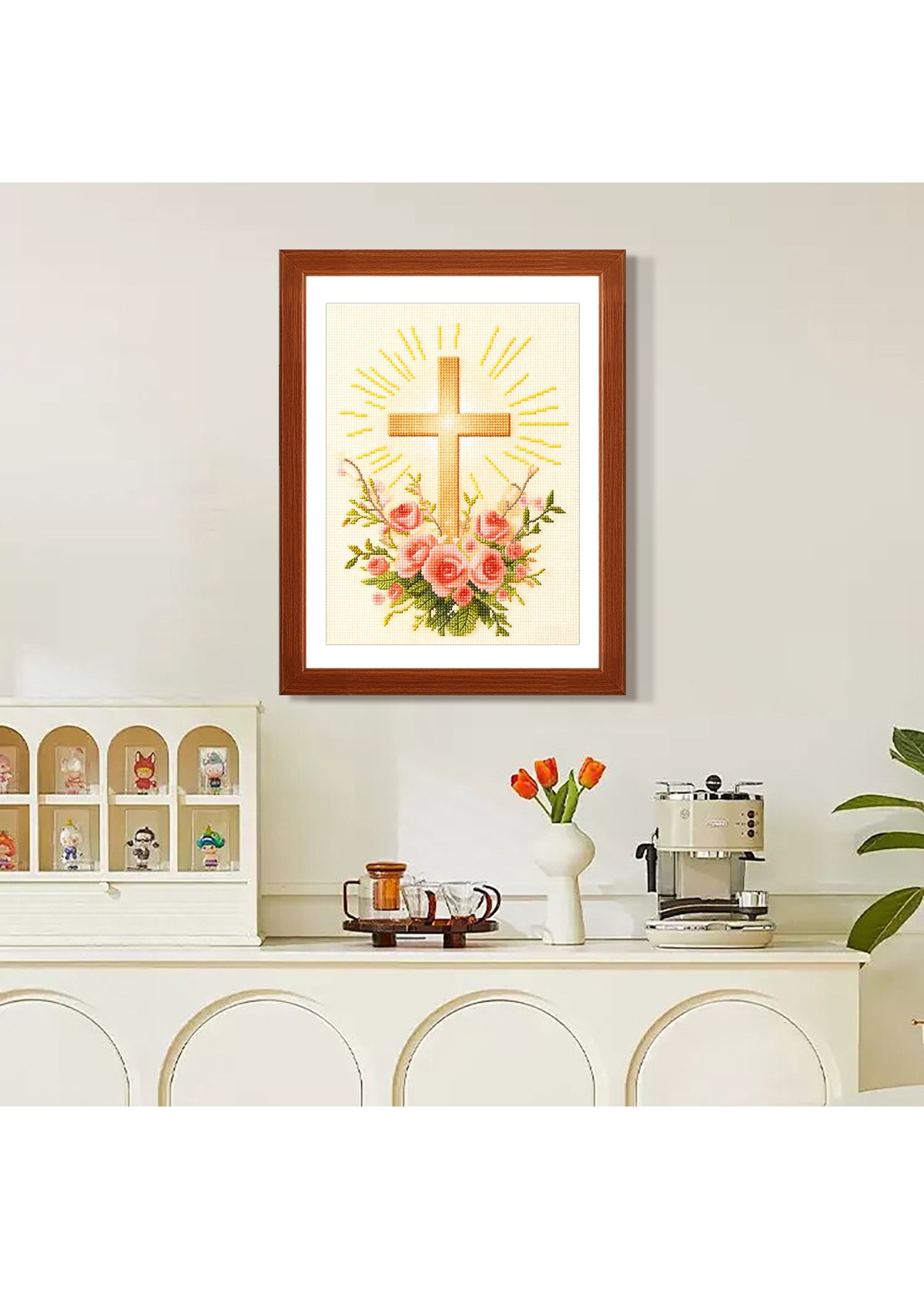 Flower Bookmark Cross Stitch Kit Beginner Friendly DIY Gift | picture 