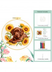 Gentle Gaze Labrador Embroidery Kit Beginner Friendly | thumb picture 