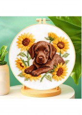 Gentle Gaze Labrador Embroidery Kit Beginner Friendly | thumb picture 