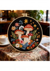 Moon Light Mushroom Embroidery Kit Beginner Friendly | thumb picture 
