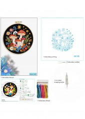 Moon Light Mushroom Embroidery Kit Beginner Friendly | thumb picture 