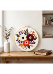 Quiet Blooms Floral Embroidery Kit Beginner Friendly | thumb picture 