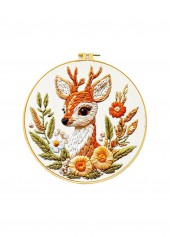 Sylvan Whisper Fawn Embroidery Kit Beginner Friendly