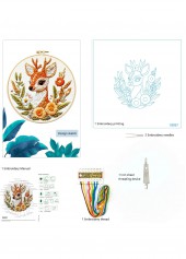 Sylvan Whisper Fawn Embroidery Kit Beginner Friendly | thumb picture 