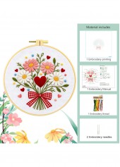 Butterfly and Wildflowers Embroidery Kit Beginner Friendly | thumb picture 