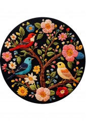 Songbirds and Wildflowers Embroidery Kit Beginner Friendly