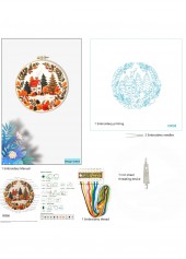 Autumn Cottage Embroidery Kit Beginner Friendly | thumb picture 