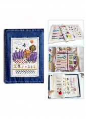 Stitcher's Folio Stitch Sampler Embroidery Kit Beginner Friendly