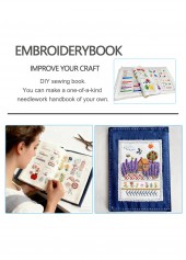 Stitcher's Folio Stitch Sampler Embroidery Kit Beginner Friendly | thumb picture 