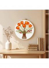 Tulip Cross Stitch Kit Beginner Friendly | thumb picture 